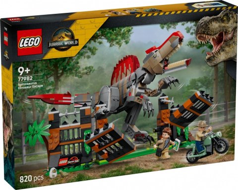 LEGO Klocki Jurassic World 77982 Ucieczka spinozaura