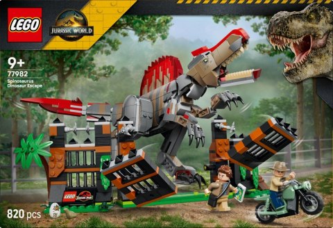 LEGO Klocki Jurassic World 77982 Ucieczka spinozaura