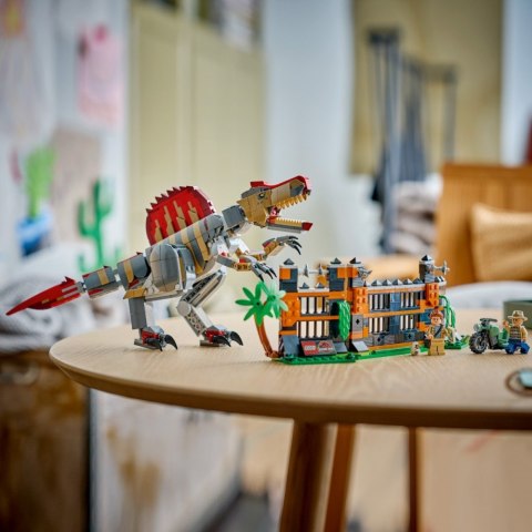 LEGO Klocki Jurassic World 77982 Ucieczka spinozaura