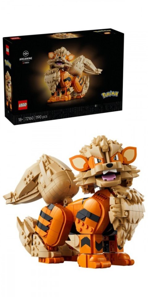 LEGO Klocki Pokemon 72160 Arcanine