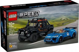 LEGO Klocki Speed Champions 77264 Jaguar Project 7 i Land Rover Defender