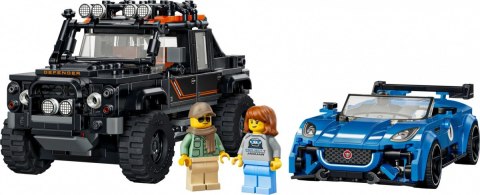 LEGO Klocki Speed Champions 77264 Jaguar Project 7 i Land Rover Defender