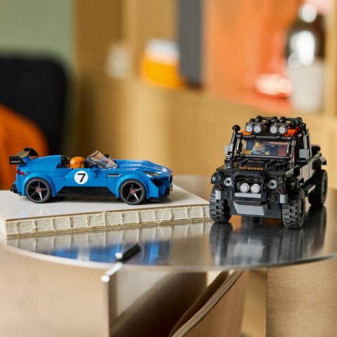 LEGO Klocki Speed Champions 77264 Jaguar Project 7 i Land Rover Defender