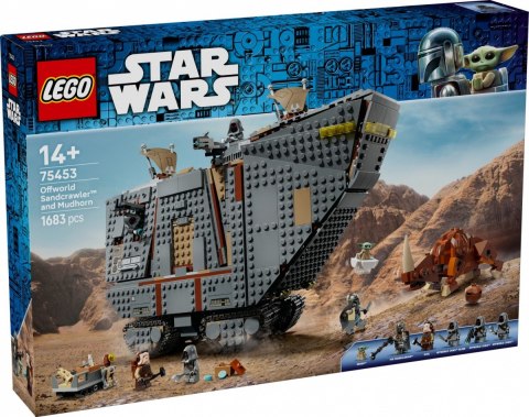 LEGO Klocki Star Wars 75453 Piaskoczołg wędrownych Jawów i bagnorożec