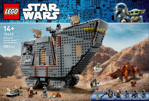 LEGO Klocki Star Wars 75453 Piaskoczołg wędrownych Jawów i bagnorożec