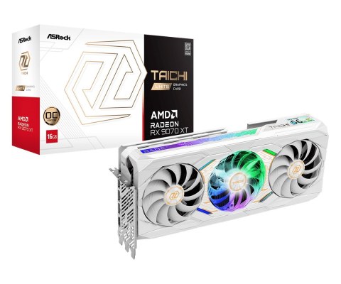 Asrock Karta graficzna Asrock Taichi Radeon RX 9070 XT White 16GB OC AMD GDDR6