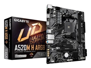 Gigabyte GIGABYTE A520M H ARGB płyta główna AMD A520 Socket AM4 micro ATX