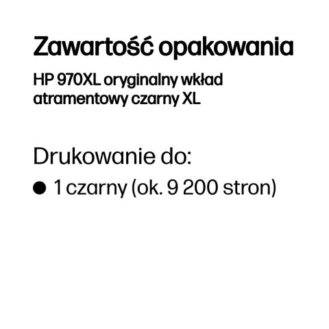 Hewlett-Packard HP 970XL oryginalny wkład atramentowy czarny XL