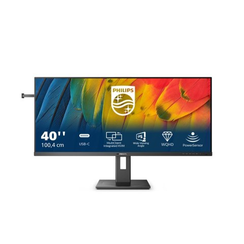 Philips Monitor LCD 40" Philips 40B1U5600/00 seria 5000 101,6cm 3440x1440px Wide Quad HD LCD Czarny