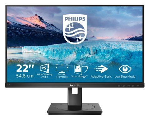 Philips Philips S Line 222S1AE/00 monitor komputerowy 54,6 cm (21.5") 1920 x 1080 px Full HD LCD Czarny