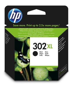 Hewlett-Packard Tusz HP czarny HP 302XL, HP302XL=F6U68AE, 480 str.,8,5 ml