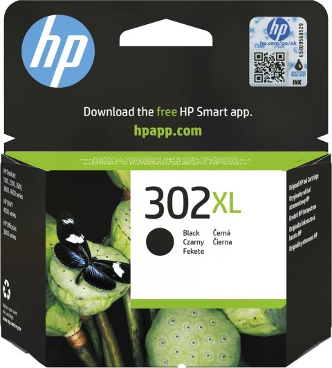 Hewlett-Packard Tusz HP czarny HP 302XL, HP302XL=F6U68AE
