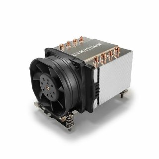 Inter-Tech Dynatron A47 system chłodzenia komputerów Procesor Chłodnica powietrza 6 cm Czarny, Srebrny 1 szt.