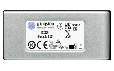 Kingston Dysk zewnętrzny SSD Kingston XS2000 (1TB; USB 3.2; srebrny; SXS2000/1000G)