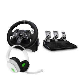 Logitech G920 DRIVING FORCE RACING WHEEL/BDL WHITE EMEA-914 G920 + A10