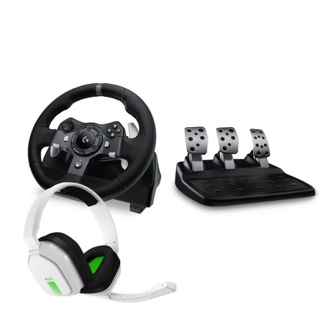 Logitech G920 DRIVING FORCE RACING WHEEL/BDL WHITE EMEA-914 G920 + A10