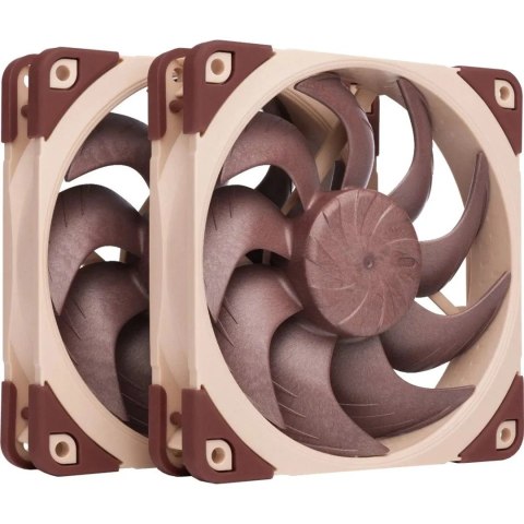 Noctua Noctua NF-A12X25 G2 PWM SX2-PP system chłodzenia komputerów Obudowa komputera Wentylator 12 cm Beżowy 2 szt.