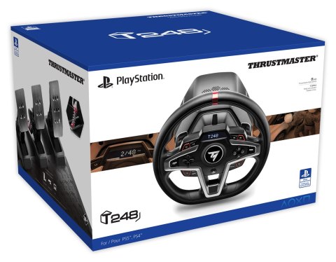 THRUSTMASTER Thrustmaster T248 Czarny Kierownica + pedały PC, PlayStation 4, PlayStation 5