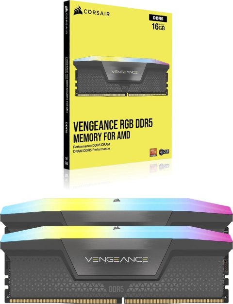 Corsair Pamięć RAM DDR5 32GB PC 6400 CL32 CORSAIR KIT (2x16GB) Vengeance RGB