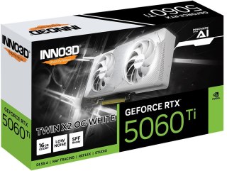 INNO3D Karta graficzna INNO3 RTX 5060 Ti Twin X2 OC WHITE 16GB