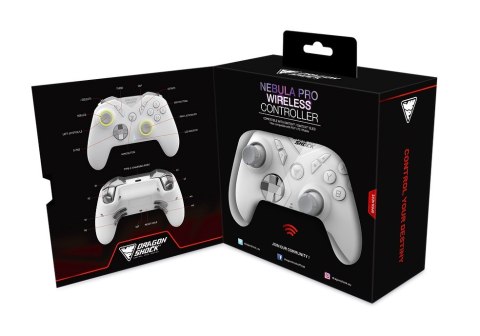 No name Dragonshock Nebula Pro Biały Bluetooth Gamepad Nintendo Switch