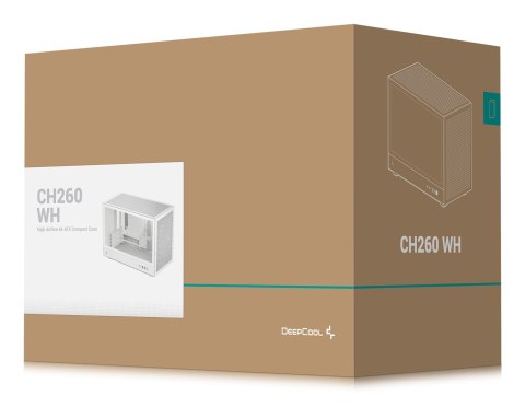DEEPCOOL DeepCool CH260 Micro Tower Biały
