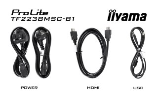 IIYAMA Iiyama TF2238MSC-B1 - Cyfrowa potykacz - 55,9 cm (22") - LED - 1920 x 1080 pikseli