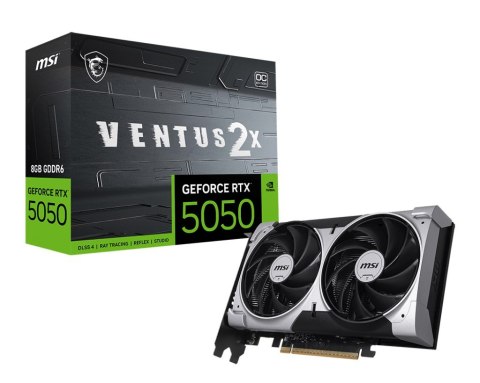 MSI MSI GEFORCE RTX 5050 8G VENTUS 2X OC karta graficzna NVIDIA 8 GB GDDR6