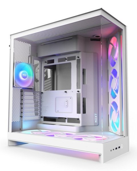 NZXT NZXT H9 Flow RGB+ Midi Tower Biały