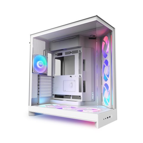 NZXT NZXT H9 Flow RGB+ Midi Tower Biały
