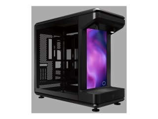 No name Cooler Master MasterFrame 360 STAGE LCD Full Tower Czarny, Przezroczysty