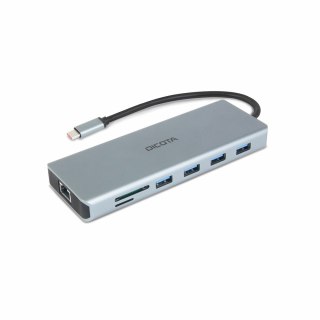 Dicota DICOTA D32065 huby i koncentratory USB 3.2 Gen 1 (3.1 Gen 1) Type-C Srebrny