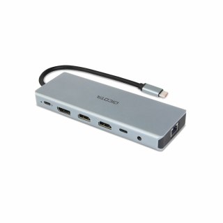 Dicota DICOTA D32065 huby i koncentratory USB 3.2 Gen 1 (3.1 Gen 1) Type-C Srebrny