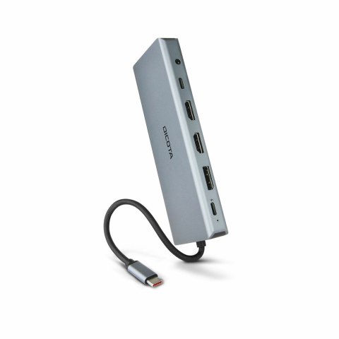 Dicota DICOTA D32065 huby i koncentratory USB 3.2 Gen 1 (3.1 Gen 1) Type-C Srebrny