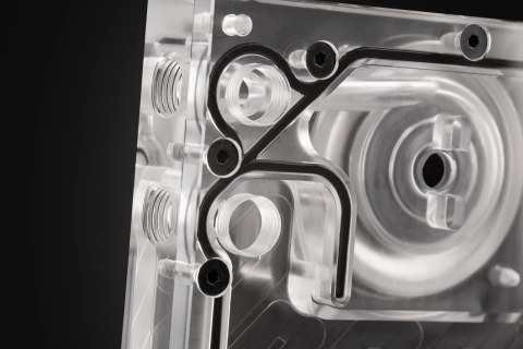 EK Water Blocks Bloki wodne EK-Quantum Kinetic3 FLT D5 PWM Kombinacja zbiornika wyrównawczego i pompy - 240mm, D-RGB, Acrylic