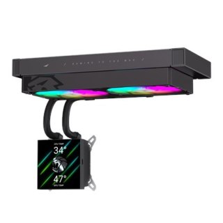 No name Gamemax CPU Liquid Cooler | GLACIER 240 LCD BK | Black