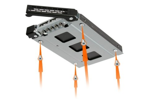 No name Płyta montażowa IcyDock 2x6,3cm SATAI-III w 1x3,5" RAID-Controlle