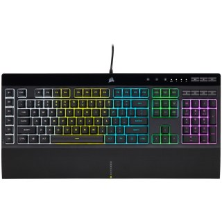 Corsair Corsair K55 RGB PRO klawiatura Gaming USB QWERTZ Niemiecki Czarny