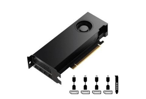 PNY Technologies Karta graficzna PNY NVIDIA RTX 4000 SFF Ada Generation, 20 GB GDDR6 160-bit, PCIe 4.0 x16, Dual Slot, 4x Mini DP 1.4a, LP - ATX 