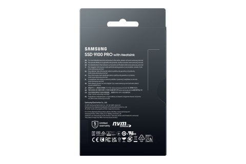 Samsung Dysk SSD Samsung 9100 Pro 1TB M.2 2280 PCI-E x4 Gen5 NVMe