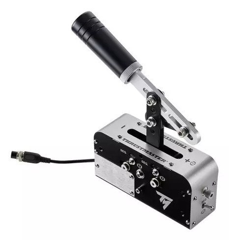 THRUSTMASTER Thrustmaster 4060306 kontroler gier Czarny, Srebrny USB Hamulec ręczny PC, PlayStation 4, PlayStation 5, Xbox One, Xbox One S, X