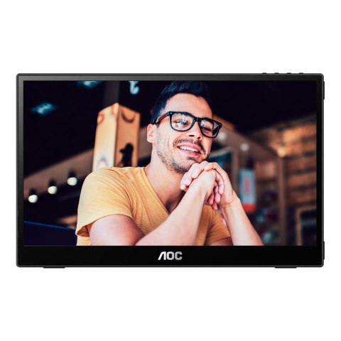 AOC AOC 16T3EA przenośny telewizor / monitor Czarny 39,6 cm (15.6") 1920 x 1080 px