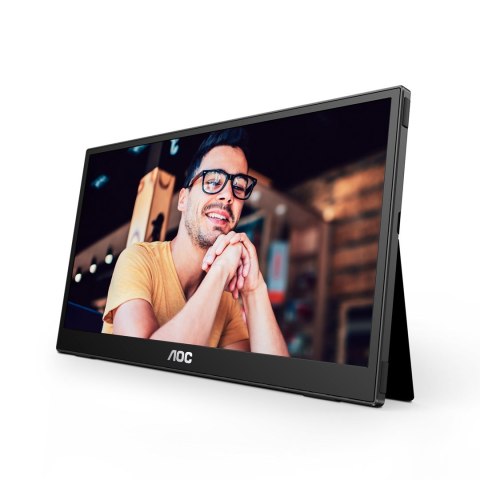 AOC AOC 16T3EA przenośny telewizor / monitor Czarny 39,6 cm (15.6") 1920 x 1080 px
