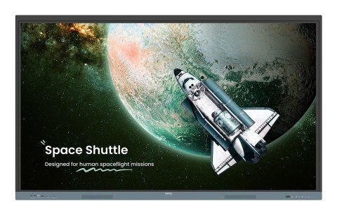 BenQ BenQ RE6504 Interaktywny płaski panel 165,1 cm (65") 450 cd/m2 4K Ultra HD Czarny, Szary Ekran dotykowy Procesor wbudowany Andro