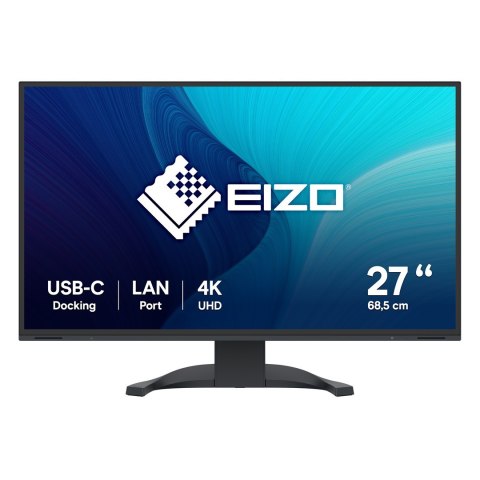 EIZO Monitor LCD 27" EIZO FlexScan EV2740X-BK 68,6cm 3840x2160 px 4K Ultra HD LCD Czarny