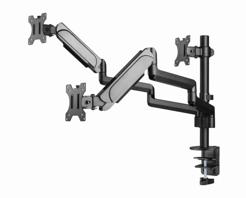 GEMBIRD GEMBIRD BIURKOWE REGULOWANE RAMIĘ/UCHWYT NA 3 MONITORY 17-27, VESA 100X100MM, DO 7 KG