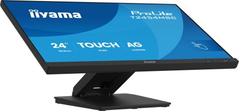 IIYAMA Monitor dotykowy iiyama ProLite 24" IPS z technologią InCell PCAP (10pkt), z powłoką antyrefleksyjną oraz elastyczną podstawą