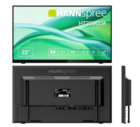 No name Monitor Hannspree 54,6 cm (21,5") HT220CUA 16:9 M-TOUCH HDMI+DP