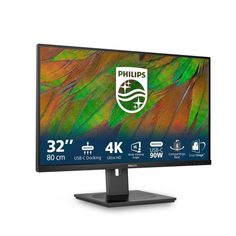 Philips Monitor Philips 3000 series 32B1U3900/00 komputerowy 80 cm (31.5") 3840 x 2160 px 4K Ultra HD LCD Czarny