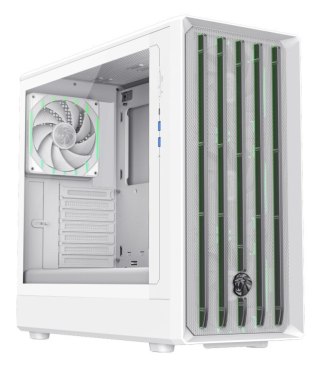 No name GameMax CLAW 460 WH Midi Tower Biały
